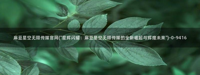 麻豆视频 下载更新：麻豆星空无限传媒官网(\